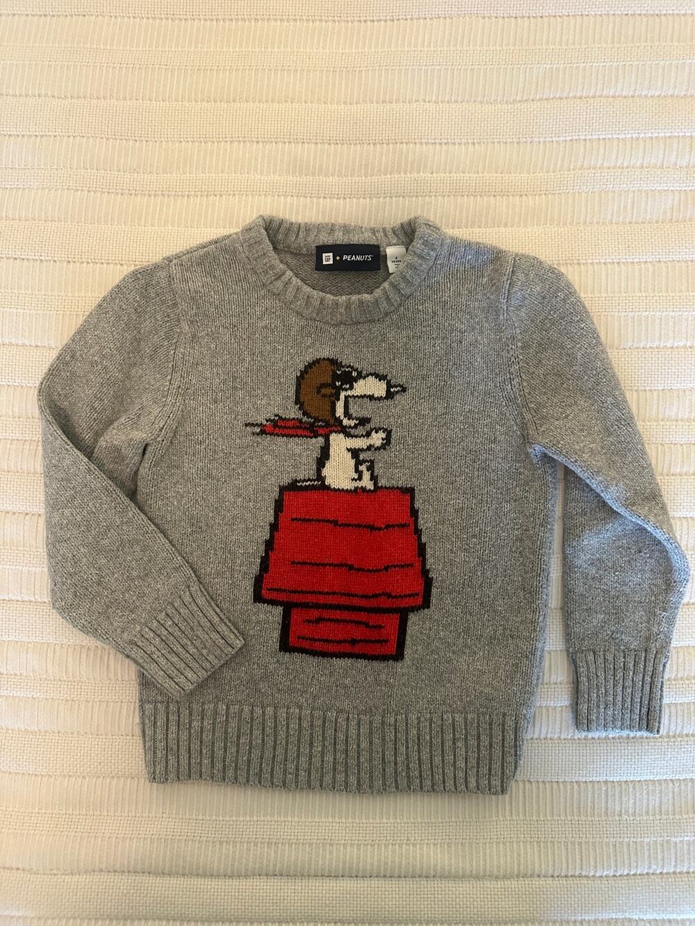 Baby Gap x Peanuts 5T Snoopy Sweater